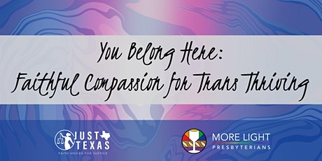 You Belong Here: Faithful Compassion for Trans Thriving tickets